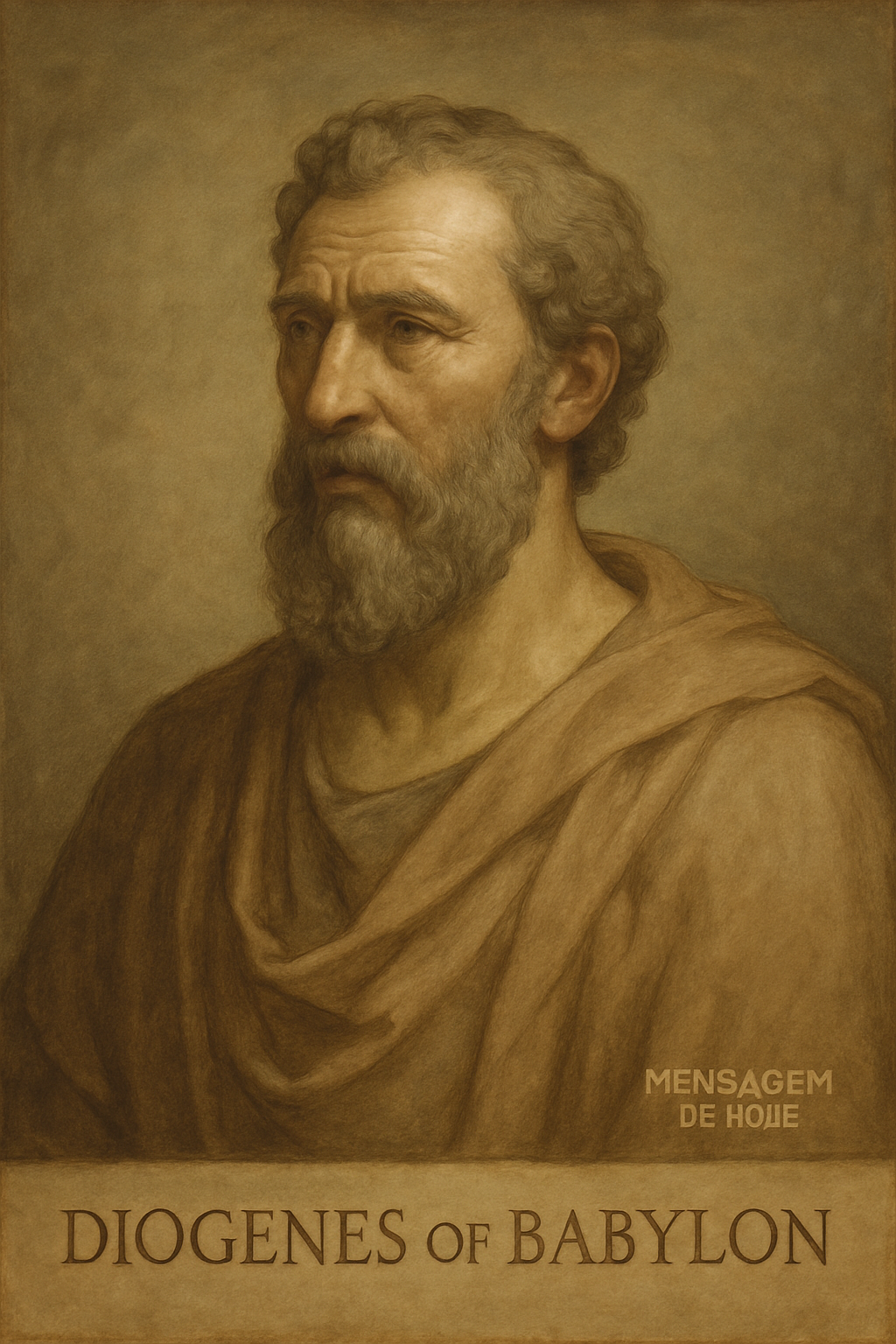 Frase estoica de Diógenes da Babilônia: 